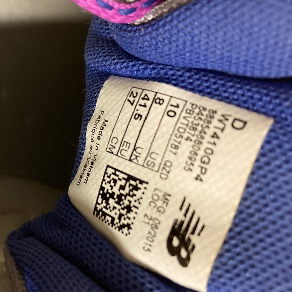 Womens New Balance 410 Trail Running Shoes (10) - Picture 10 of 11